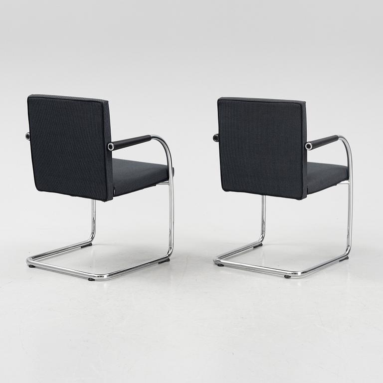 Antonio Citterio & Glen Oliver Löw, five 'Visasoft Visavis' chairs, Vitra, 2005.