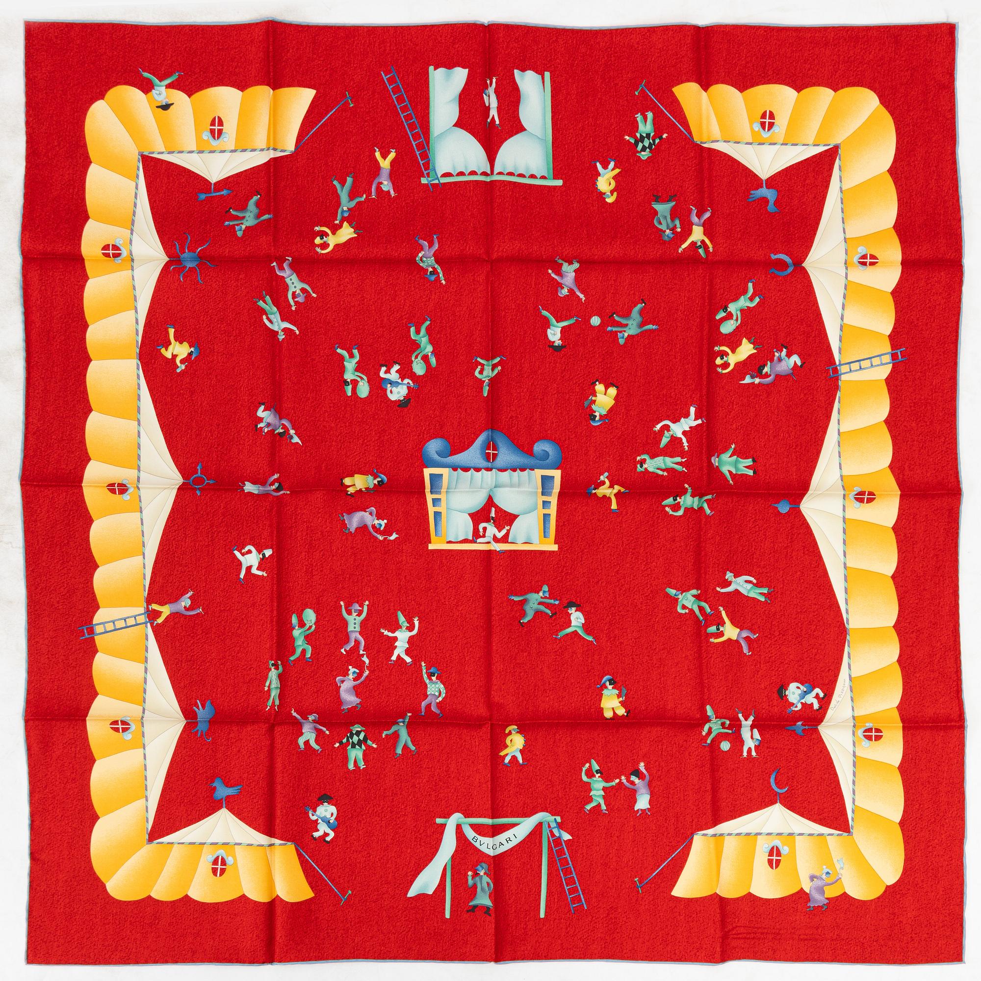 Bulgari, scarves, 2 pcs.