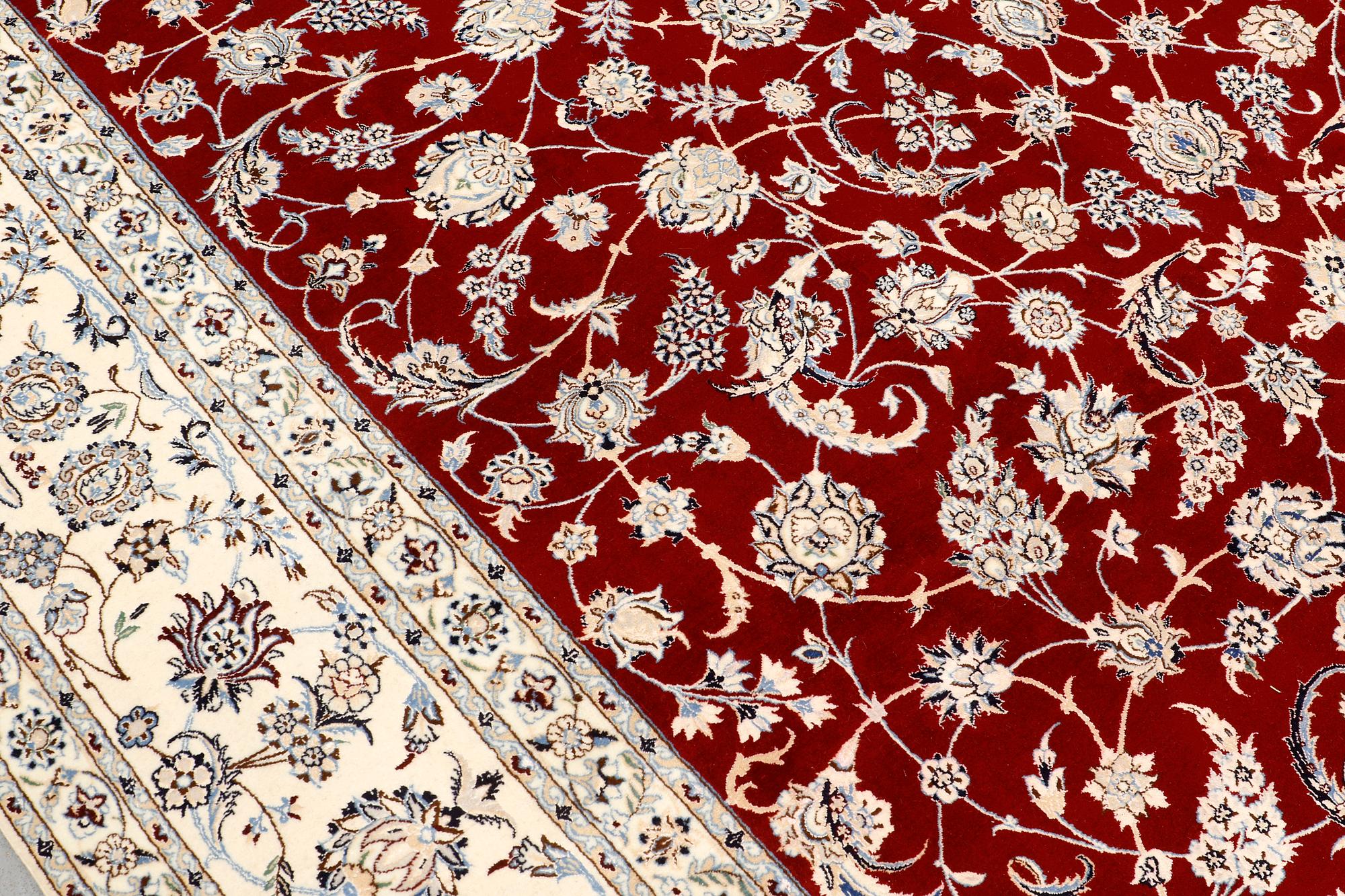 A carpet, Nain Part Silk, so called 6LAA, ca 356 x 260 cm.