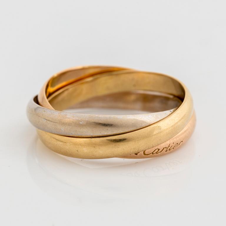 Cartier, Ring, "Trinity", 18K guld i tre färger.