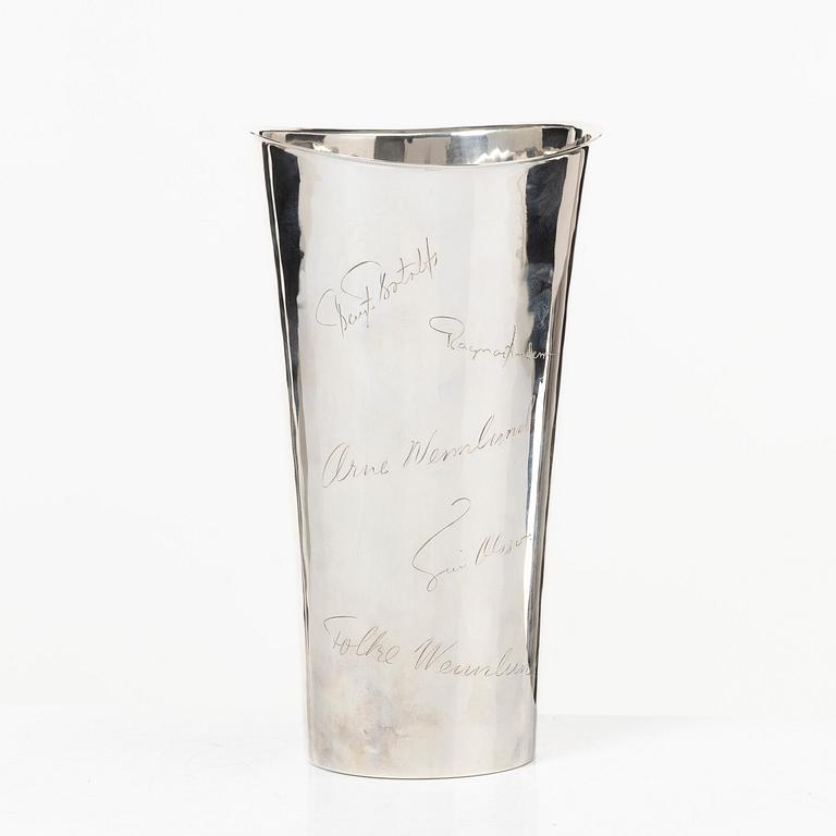 Eric Löfman, trophy, silver, MGAB, 1983.