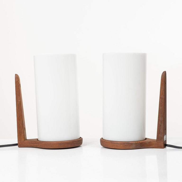 Uno & Östen Kristiansson, Wall lights, a pair, Luxus, 1960s.