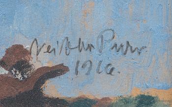 WEIKKO PURO, öljy paperille, signeerattu 1916.