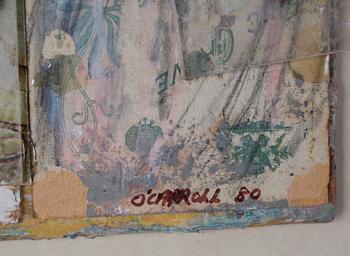 ANTHONY O'CARROLL, collage, signerad och daterad -80.