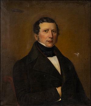 Swedish artist, mid-19th century, portraits, a pair.