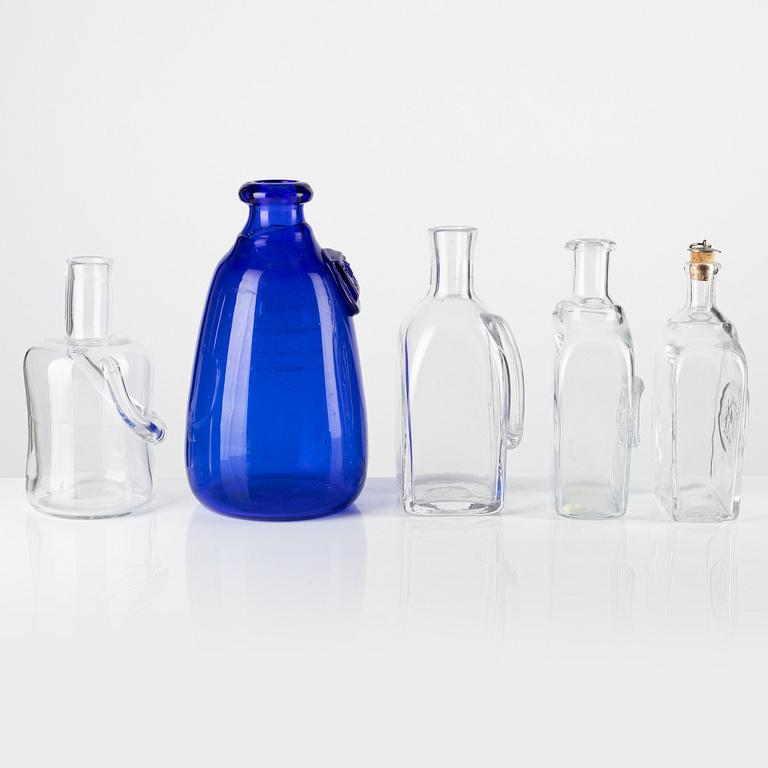 Erik Höglund, decorative glass, 7 pieces.