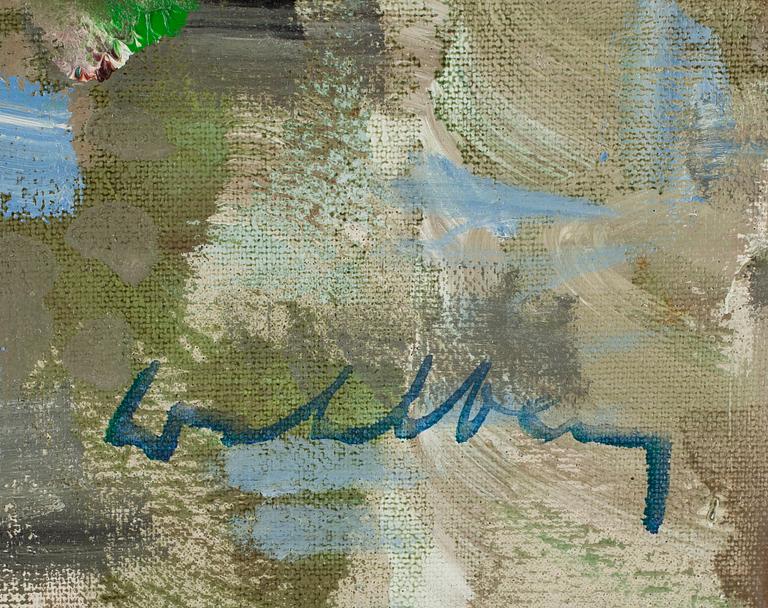 BERTIL WAHLBERG, olja på duk, signerad.