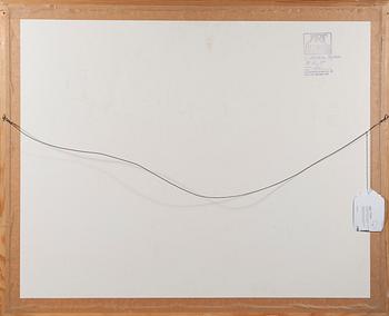 KIMMO PÄLIKKÖ, handmålat seritryck, signerad och daterad 1985.