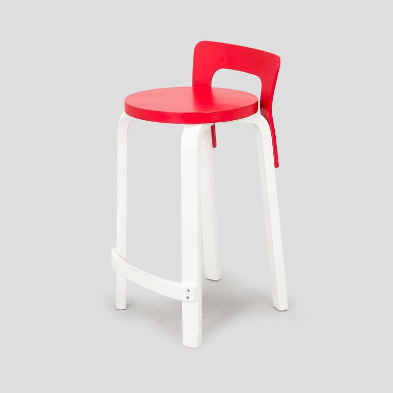 Alvar Aalto, barstol, modell K65 Artek 1960/1970-tal.