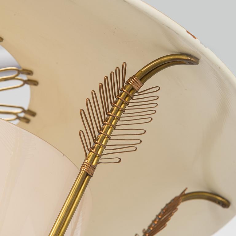 Lisa Johansson-Pape, taklampa, beställningsarbete, Stockmann Orno. Tillverkad 1948-1950.