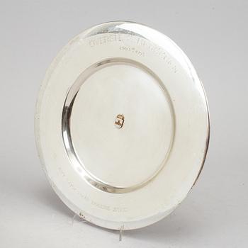 31 swedish silver dishes with engraving, including K Anderson, Stockholm 1927.