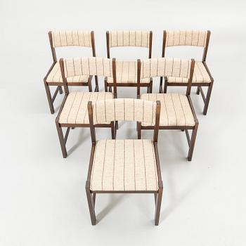 Poul H. Poulsen, dining set, 7 pieces, 1970s, Denmark.