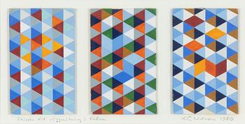 KG Nilson, "Skissen till väggmålning i Falun" ("Sketch for a wall painting in Falun").