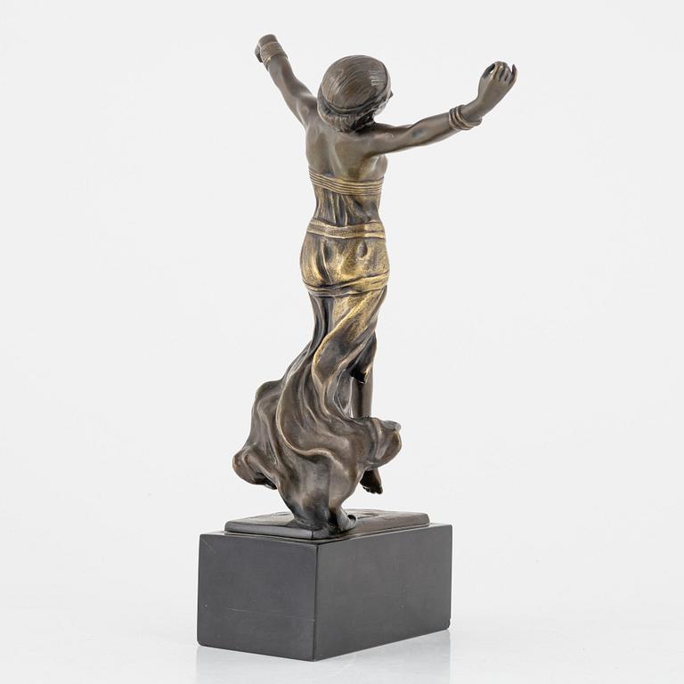 Peter Tereszczuk, sculpture. Signed. Bronze, total height 28.5 cm.