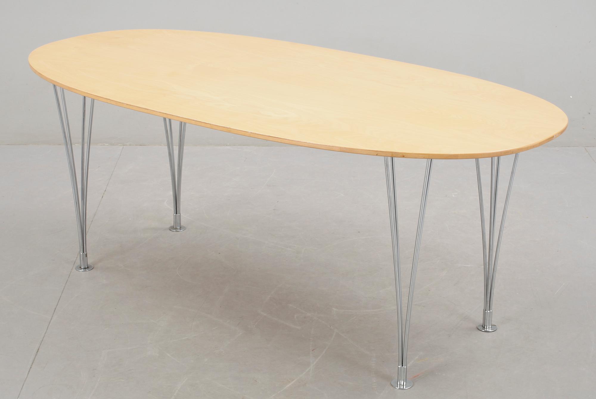 BORD, "Superellips" Bruno Mathsson och Piet Hein, Bruno Mathsson international, Värnamo, 1900-talets andra hälft.