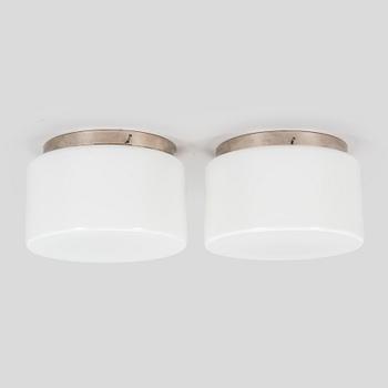 Paavo Tynell, A pair of 1930s ceiling light '2016', Taito.