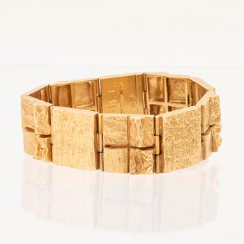 Björn Weckström, armband "Neliönmuodot/Quadrate forms", 18K guld, Lapponia.