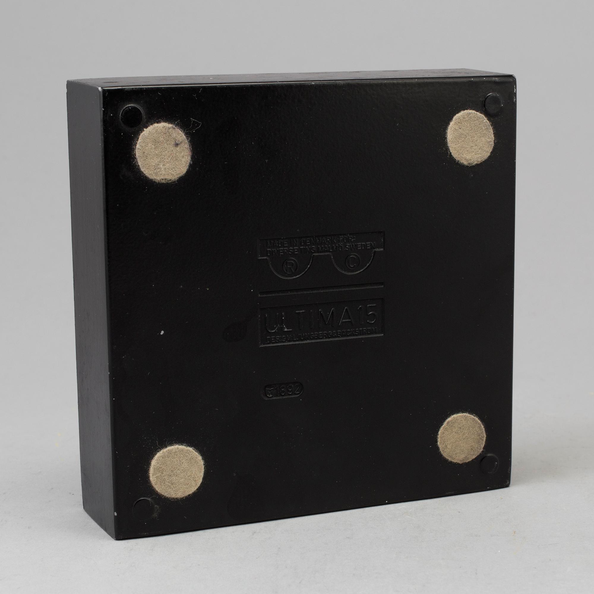 BECK & JUNG, askfat, "Ultima 15", aluminium, Diverse Ting, Malmö.