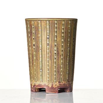 Wilhelm Kåge, a "Farsta" stoneware vase, Gustavsberg Studio, Sweden, 1948.