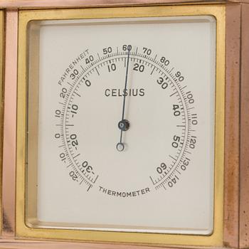 ANGELUS, super, table clock, barometer, thermometer, 190 x 88 mm,