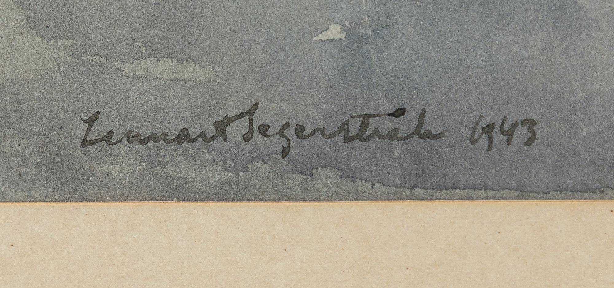 Lennart Segerstråle, By the boathouse.