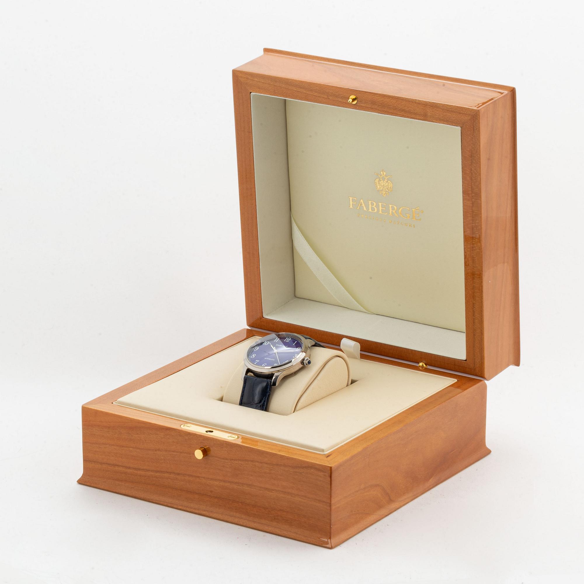 Fabergé, Agathon, wristwatch, 40 mm.