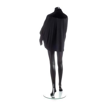 DIDIER PARAKIAN, a black woolblend cape.