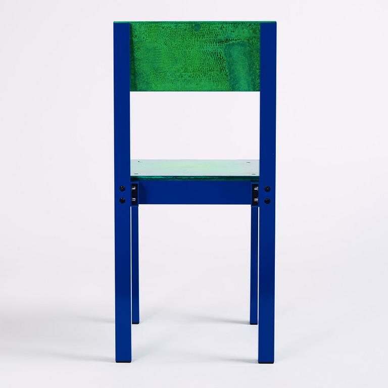 Fredrik Paulsen, stol, unik, "Chair One Open Air, Night Swimming", JOY, 2024.