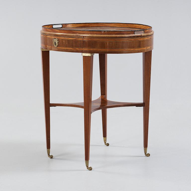 A Gustavian table signed by Georg Haupt, master 1770.