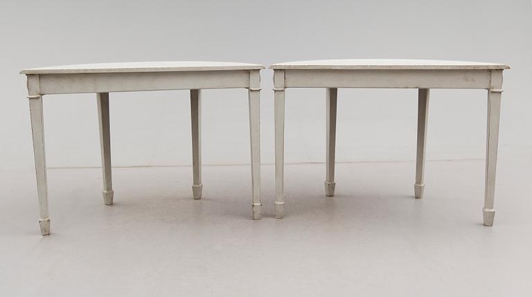 VÄGGBORD, 1 par, 1900-talets första hälft.