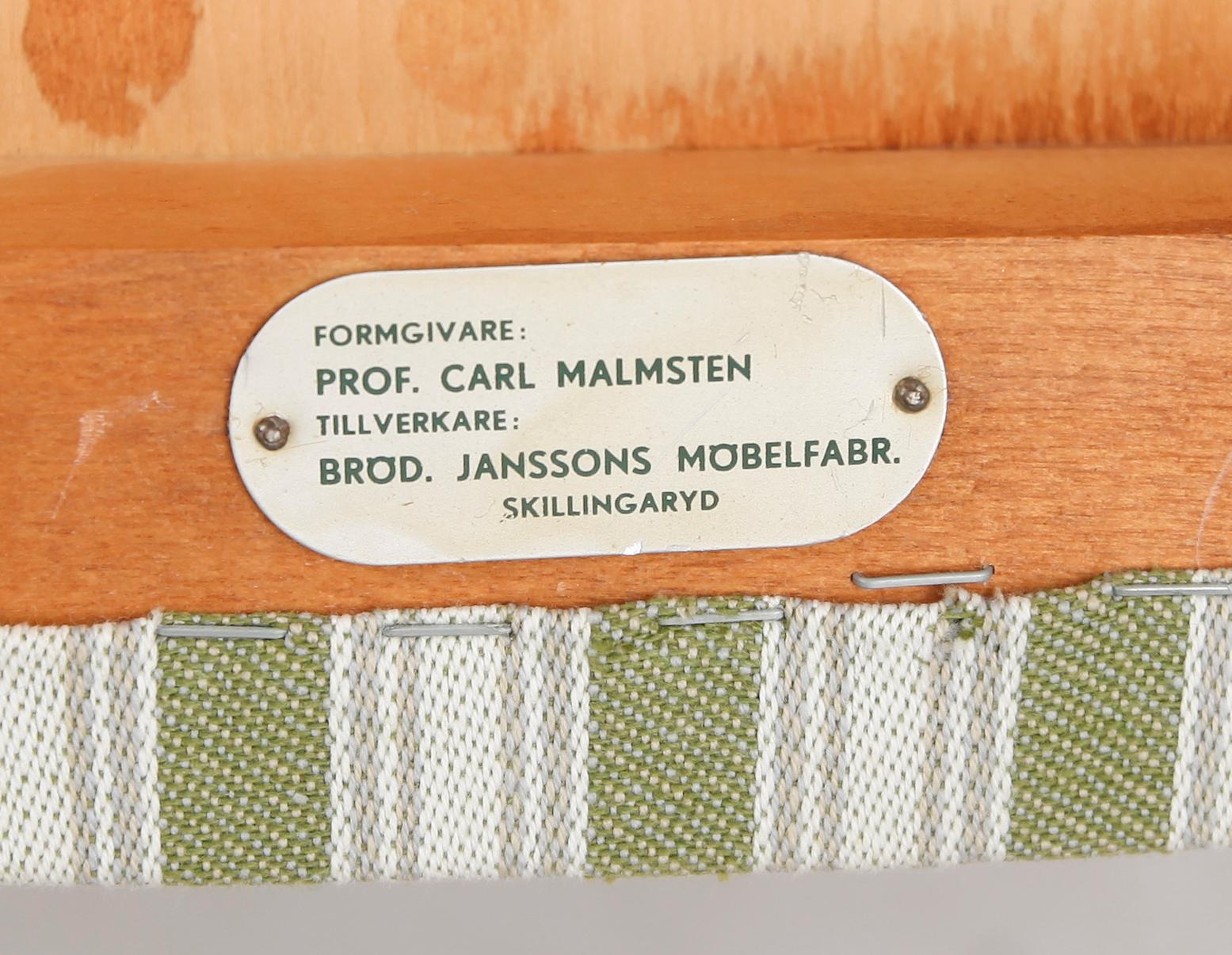 STOLAR, 10 st, Carl Malmsten, 1900-talets andra hälft.