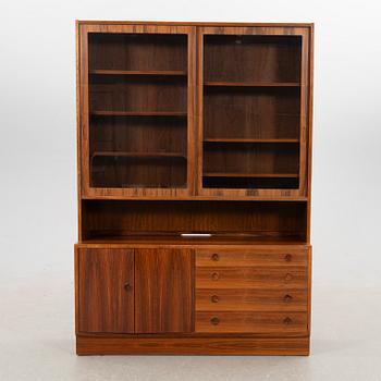 Display cabinet/bookcase, Denmark, mid-20th century.