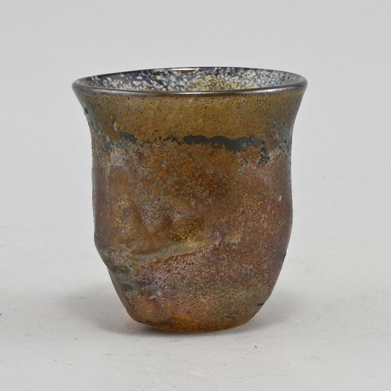 VAS, glas, Bertil Vallien, Boda, Unik, signerad, sent 1900-tal.