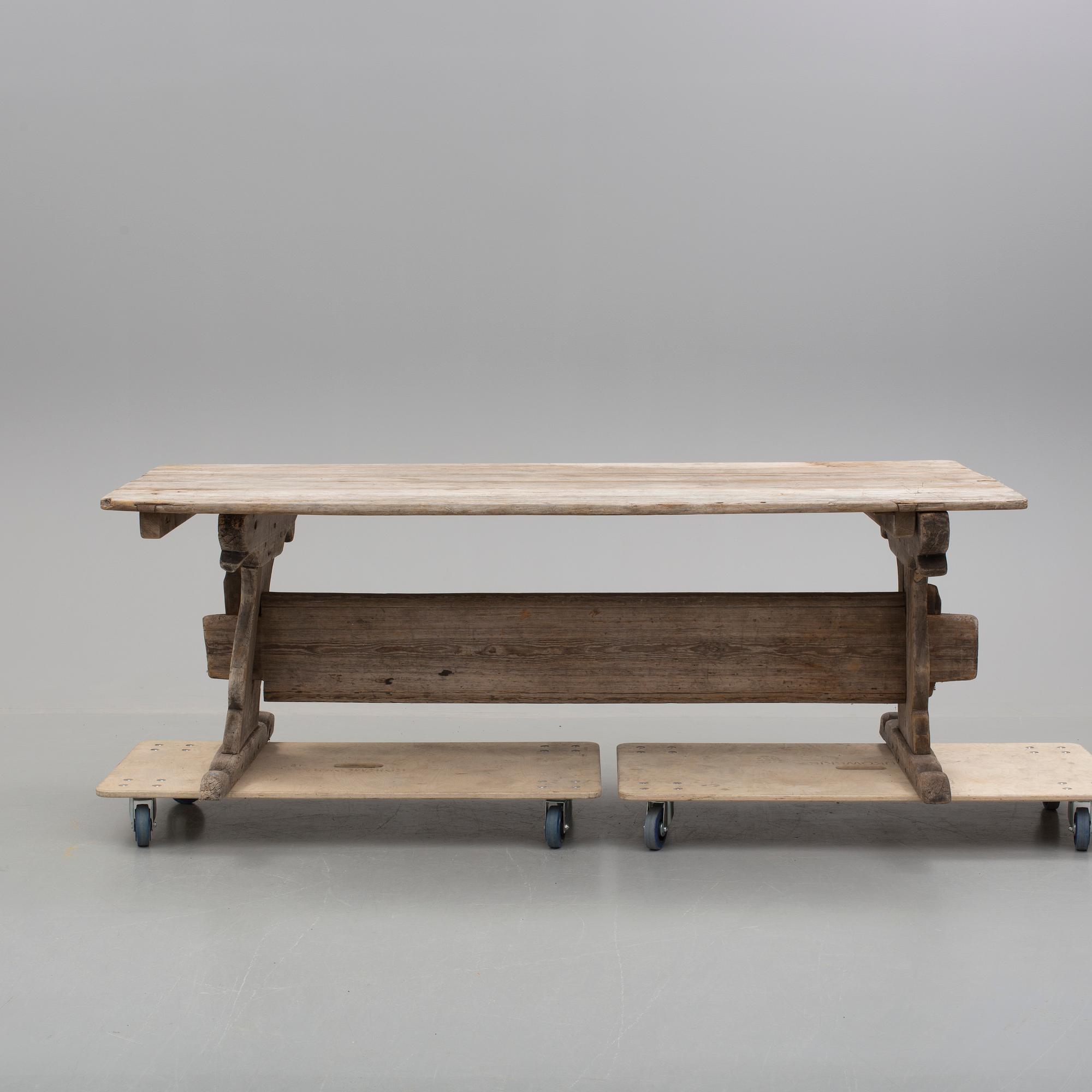 BOCKBORD, allmoge, 1800-talets första hälft.