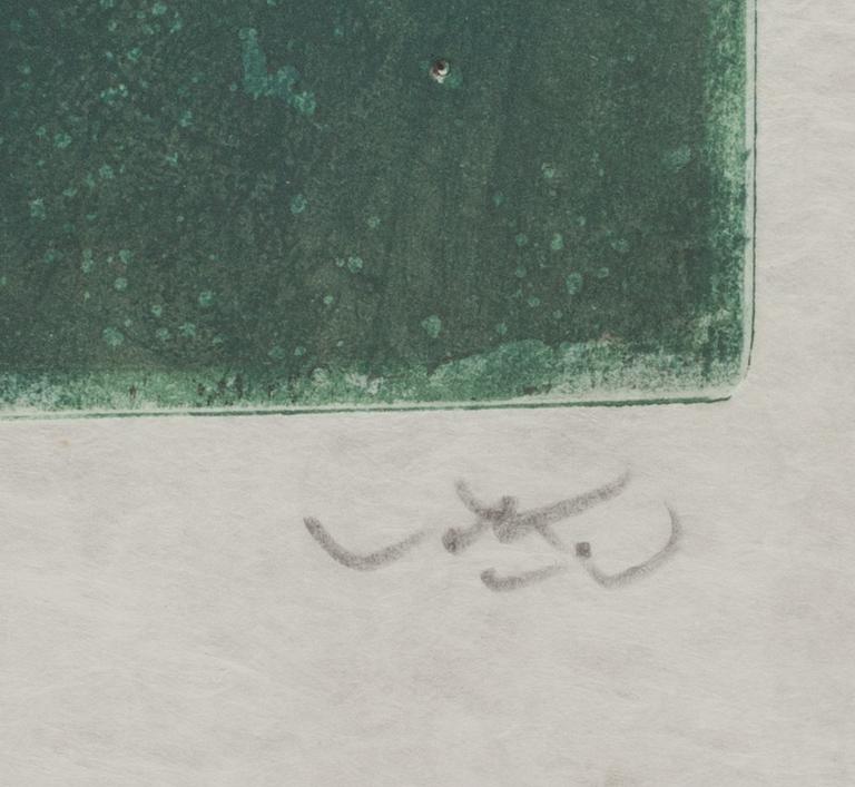 ROBERTO MATTA, färgetsning, signerad och numrerad XXV/XXV.