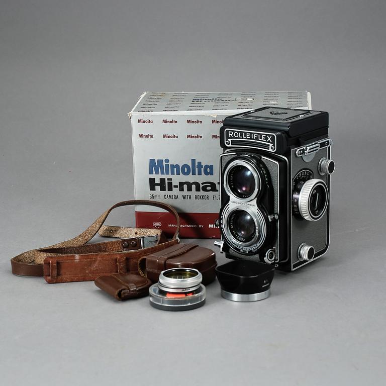 KAMERA, Rolleiflex, tidigt 1960-tal.