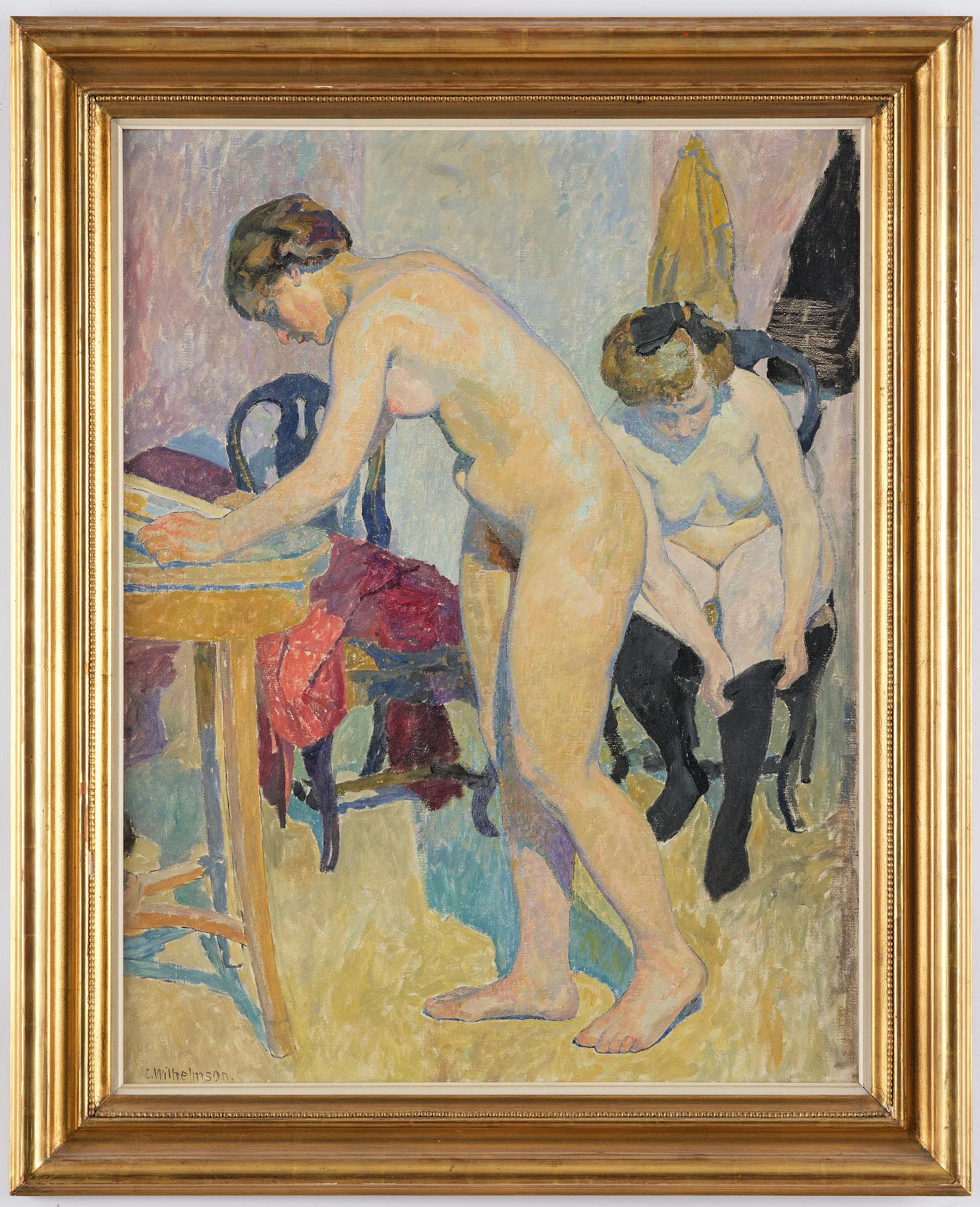 Carl Wilhelmson, "Modellerna" ("The models").