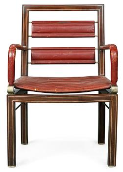 778. An Axel-Einar Hjorth mahogany easy chair ordered by Torsten Kreuger, Nordiska Kompaniet 1929.