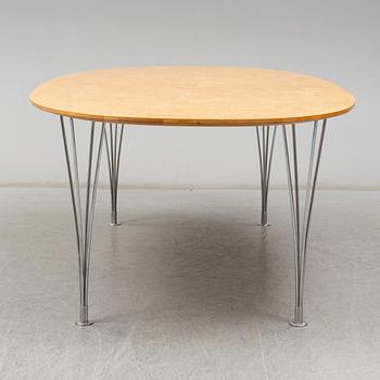 PIET HEIN & BRUNO MATHSSON, a 'Superellips' birch table, Mathsson International AB/Fritz Hansen.