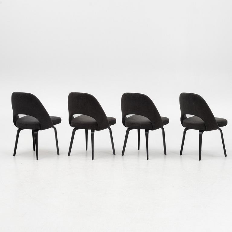 Eero Saarinen, four 2Conference" chairs, Knoll.