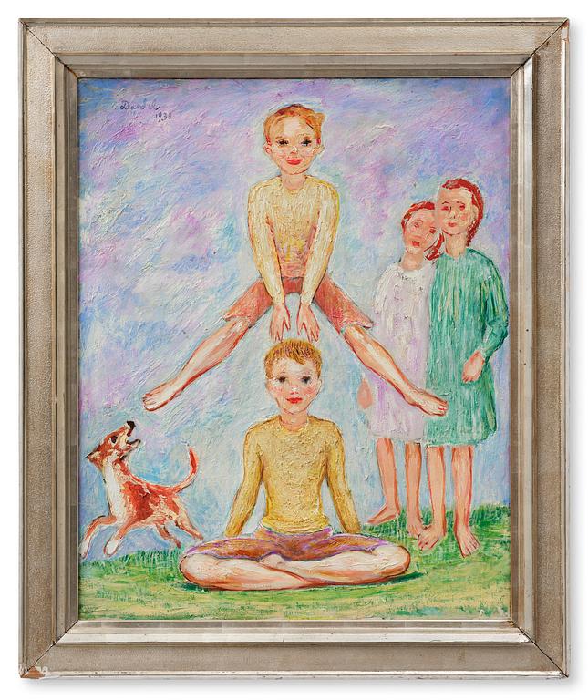 Nils von Dardel, "Hoppa bock".