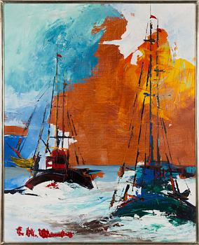 Helmut Mantel, Fishing Boats.