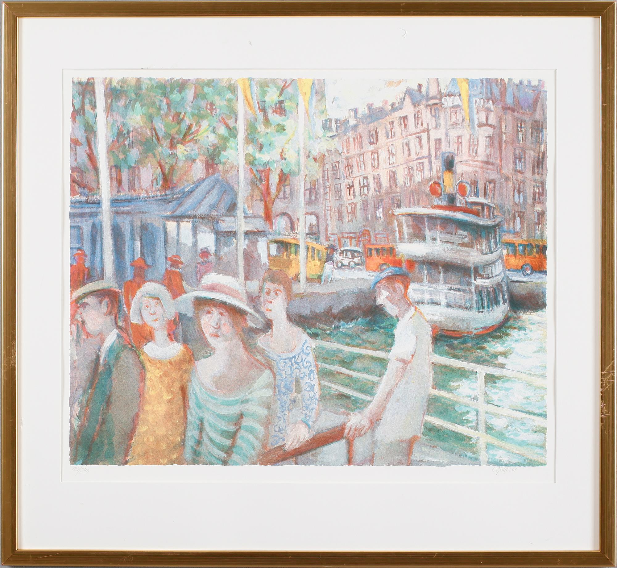 CHARLES SJÖHOLM, färglitografi, signerad och numrerad 183/290.