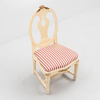 A late 18th century Gustavian chair.