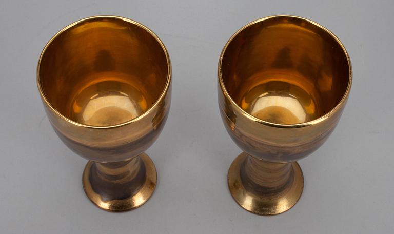 PIKARIPARI, keramiikkaa, sign. Holger Granbäck (HG), Savitorppa. 1970-1980-luku.