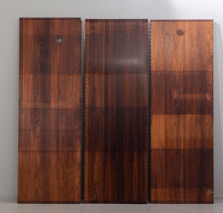 POUL CADOVIUS, a rooswood 'Royal system' shelving unit, third quater of 20th century, Denmark.