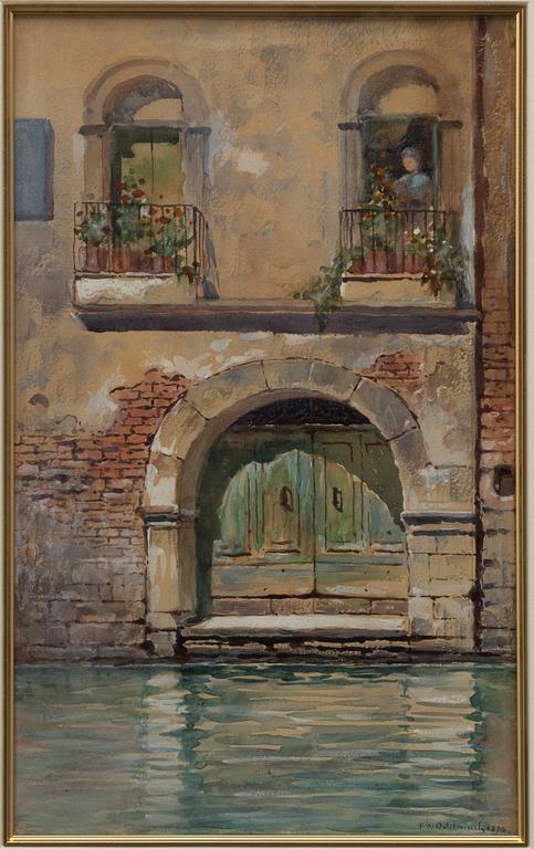 Frans Wilhelm Odelmark, Motif from Venice.