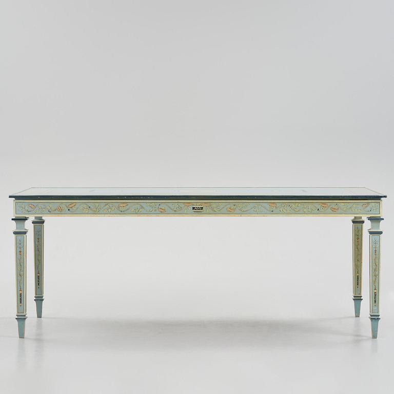 Carl Malmsten, a grand Swedish Grace dining table, cabinetmaker Albin Johansson, Stockholm, for Villa Kvikkjokk, 1927.