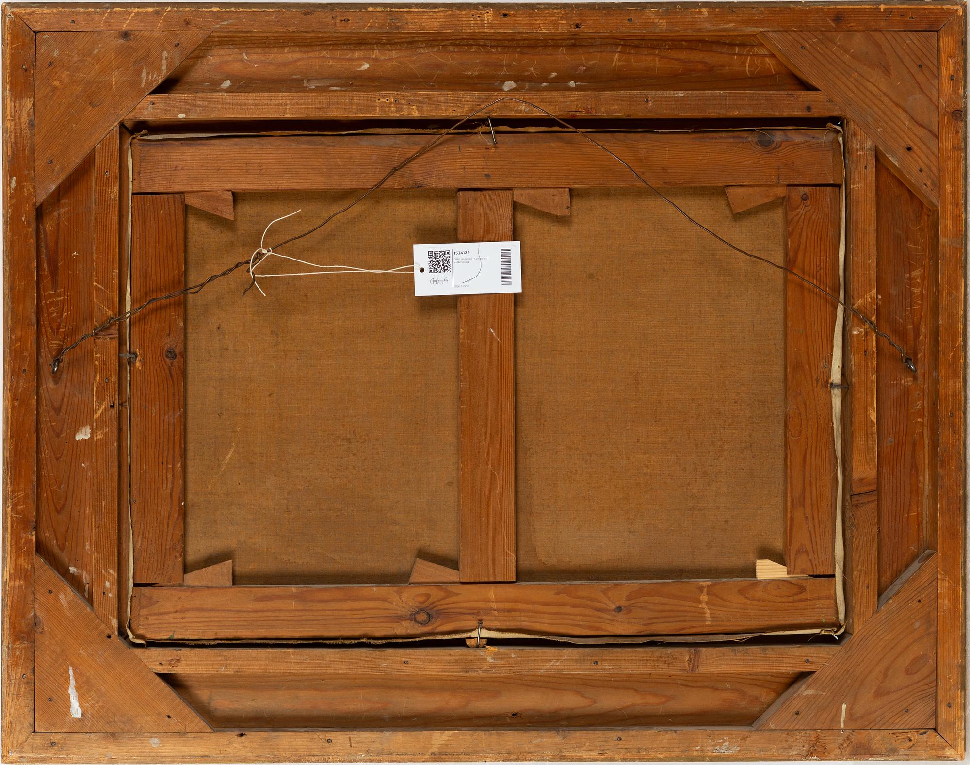 Otto Hagborg, Kvinna vid kvarndamm.