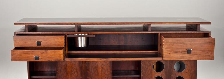 BARDISK med STOLAR, 5 delar, Dyrlund, Danmark, 1960-tal.